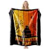 Cool Contrast Tiger Print Flannel Blanket Soft Nap Air Conditioner Throw Home