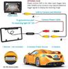 US License Plate Metal Frame Car License Plate Frame Auto Reverse Backup Rear View Camera CMOS HD LED Night Vision