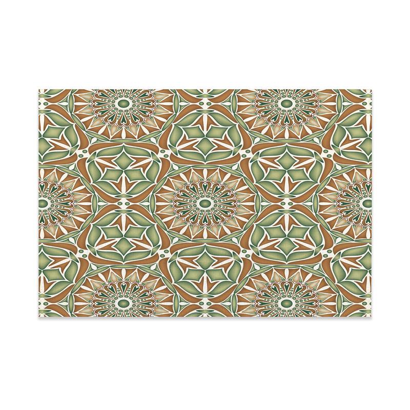 Vintage Mandala Placemats Washable Boho Floral Place Mat for Home Party Dining Tables Wedding Kitchen Banquets Decor