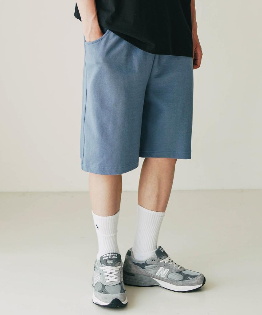 JEMUT [2Pack] Word Light Short Sweatpants 6-Piece 2Pack Kjsp2429 (A Type)