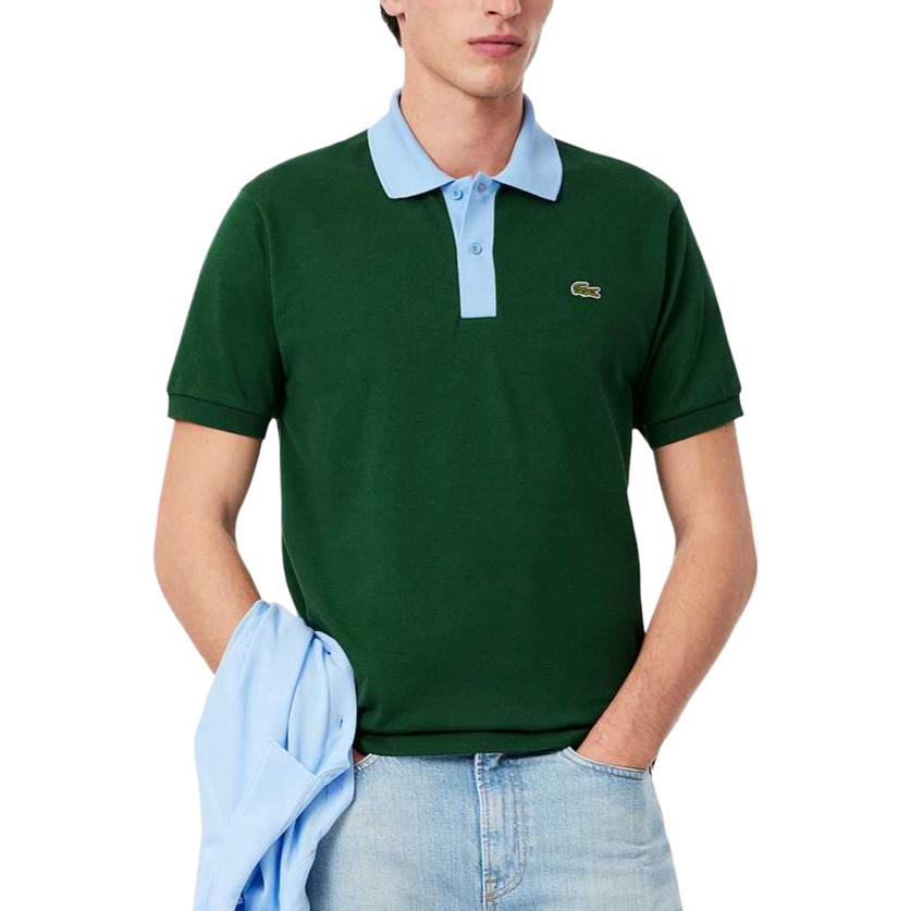 Lacoste Contrast Collar Polo Shirt PH9879-GE5