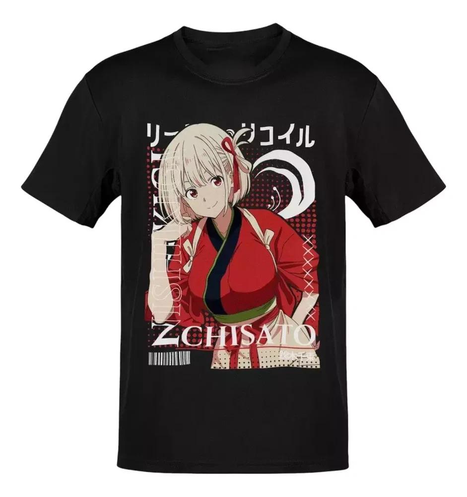 Anime Lycoris Recoil Chisato Nishikigi Tshirt Size S4xl Gift For Friends S
