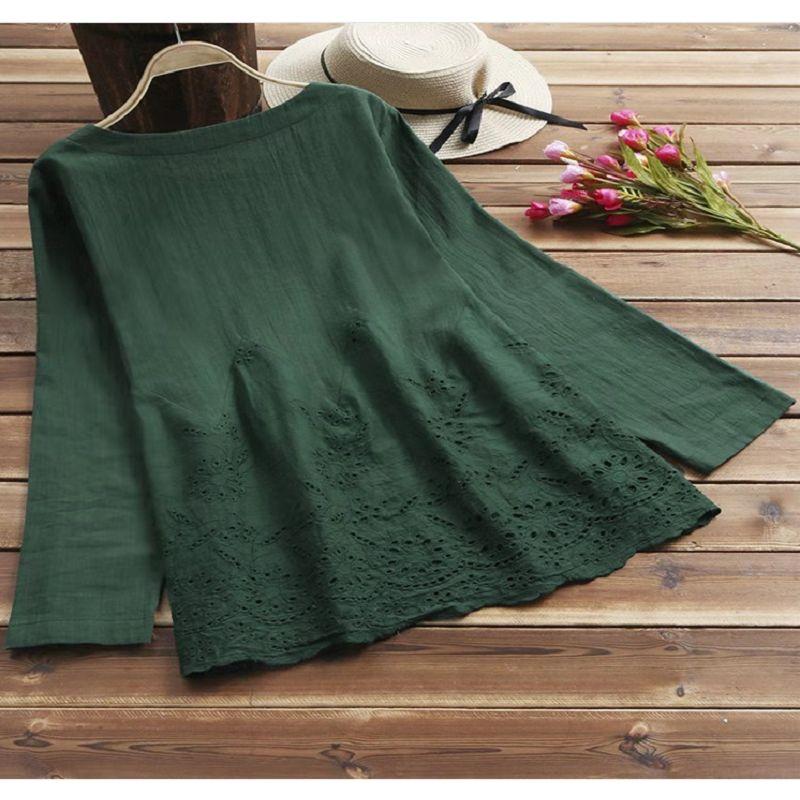 Autumn Fashion Women Loose Blouse Ladies Shirt Tops S-4XL