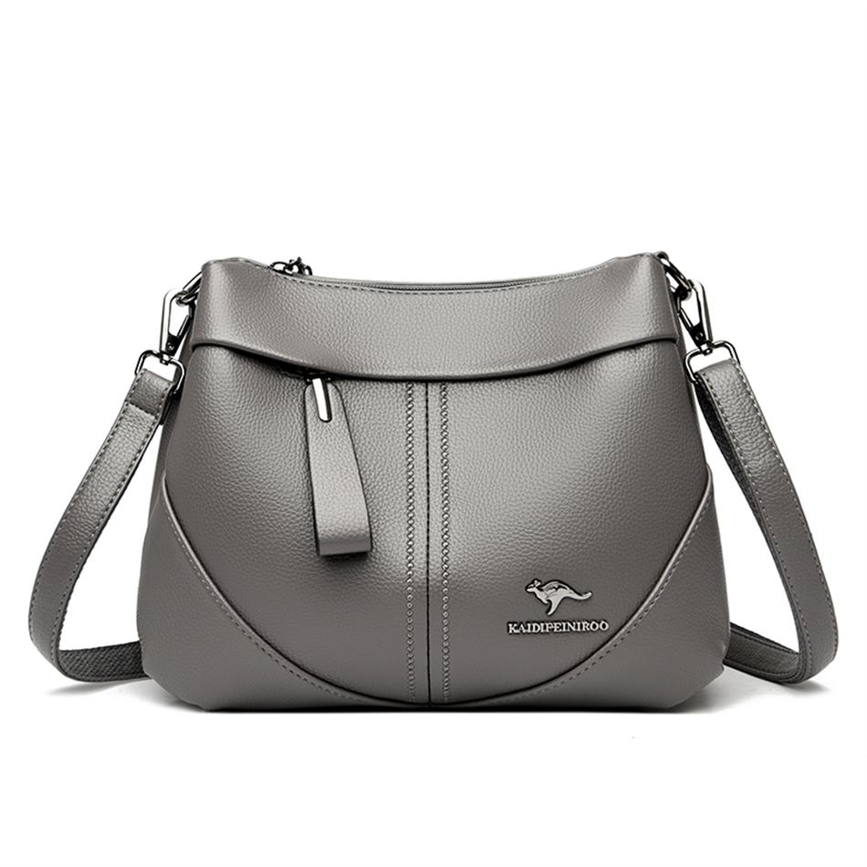Luxury Designer Shoulder Crossbody Bags Women Purses and Hangbags Female Genuine Soft Leather Casual Messenger Bag