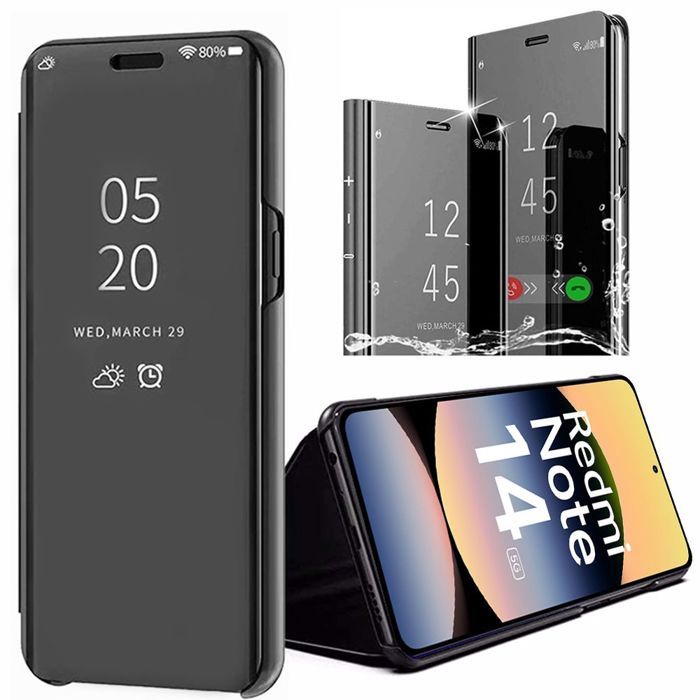 Coque de protection - Xiaomi - Redmi Note 14 5G - Effet Miroir - Antichoc - Translucide