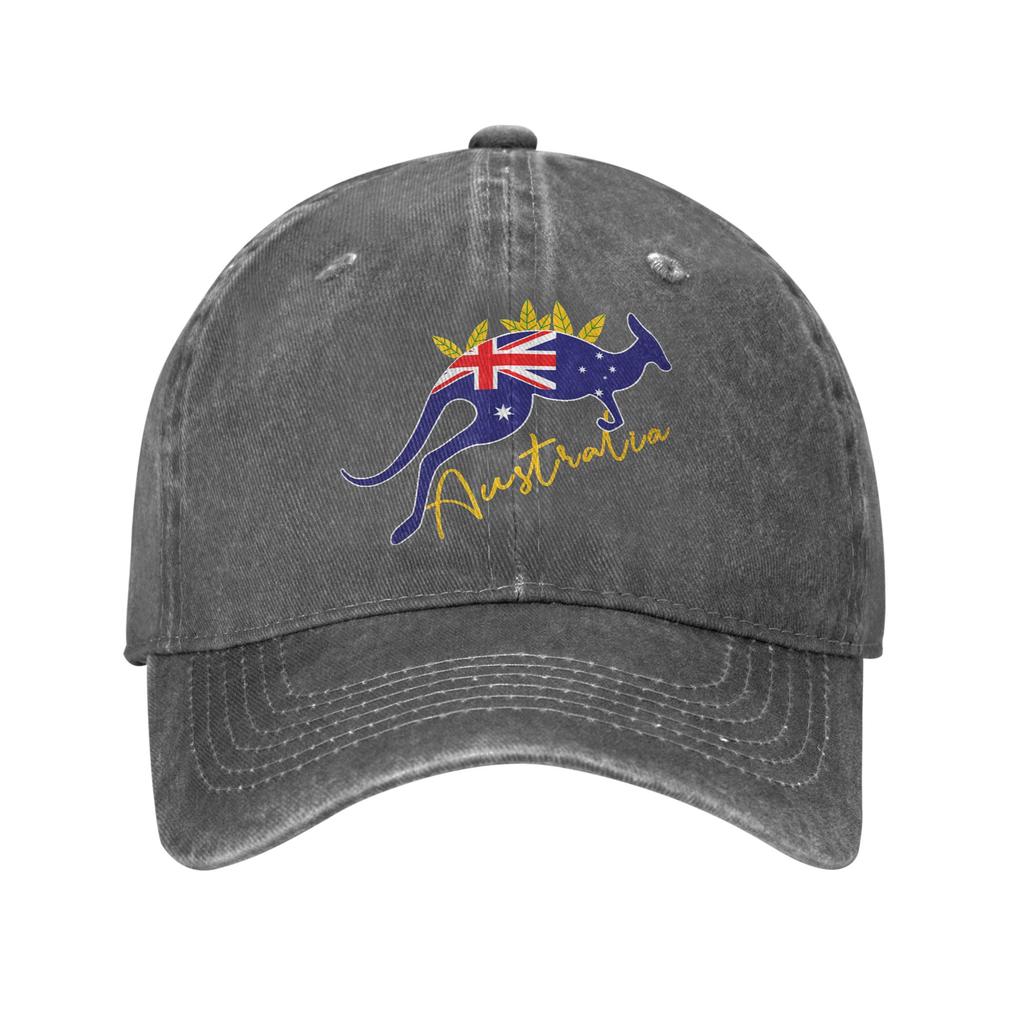 Australia Kangaroo Southern Cross Unstructured Baseball Caps Soft Gift Distressed Washed Aussie Flag Sun Cap Adjustable Hats