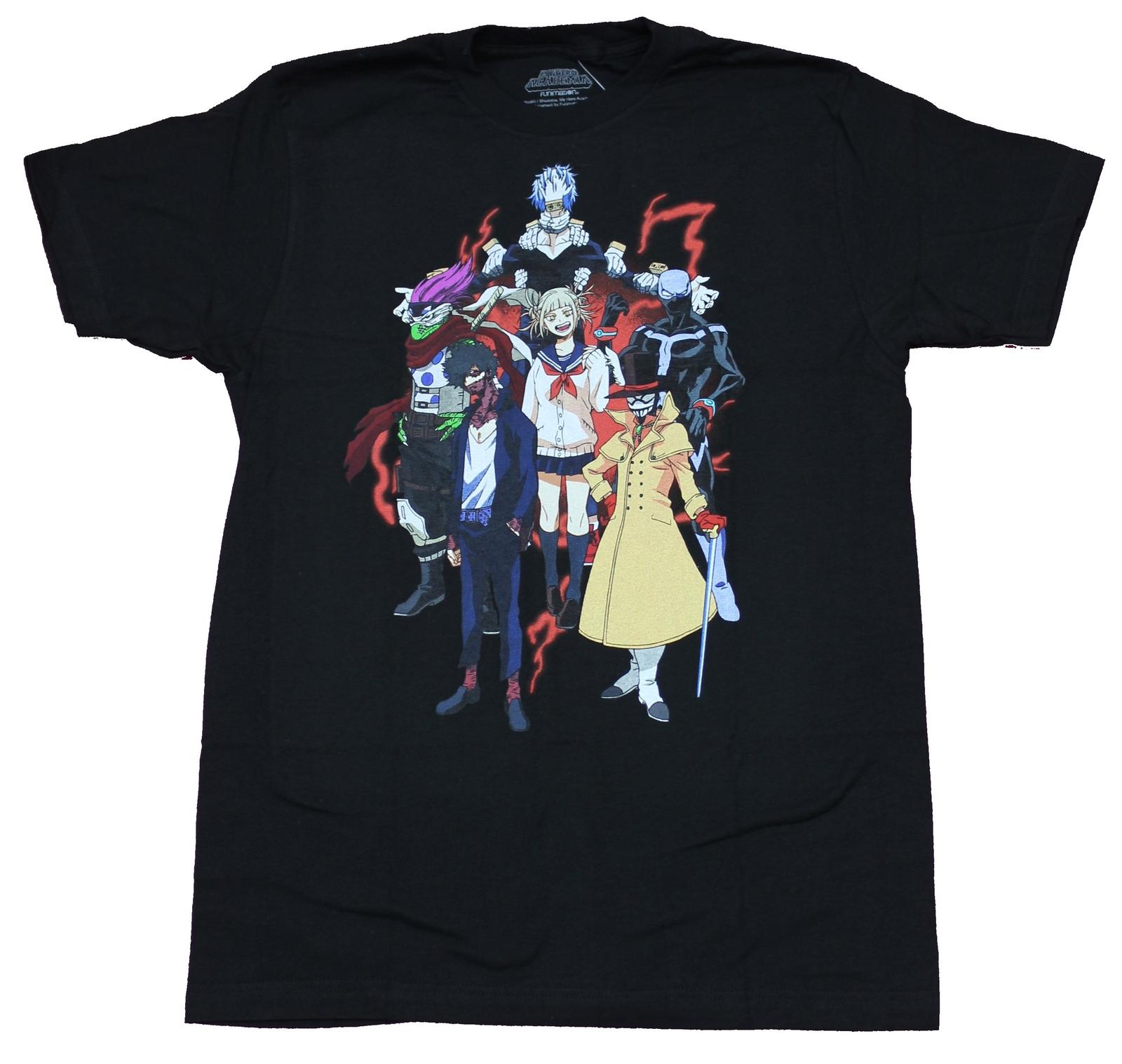 My Hero Academia Adult New T-Shirt - Standing Group League OF Villains XXL