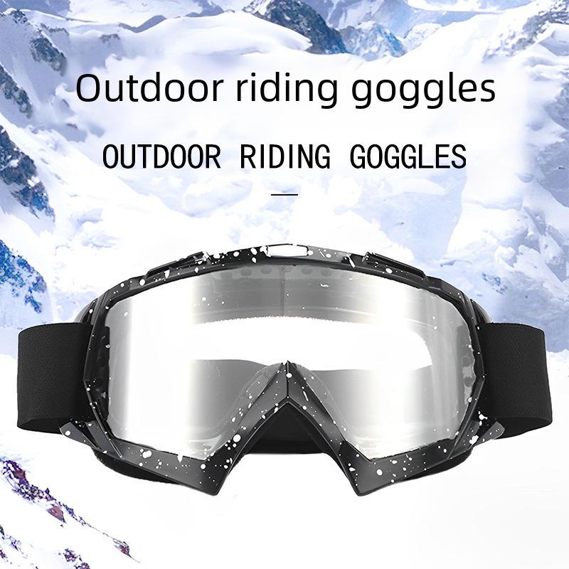 Retro Off-Road Motorcycle Goggles - Wind & Sand Protection for Harley Riders