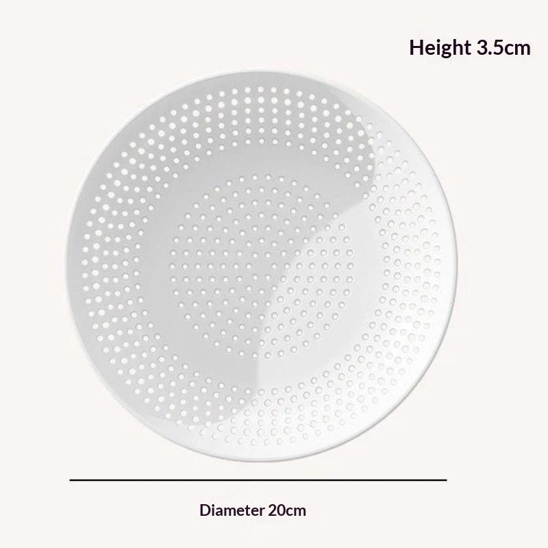 Pp Perforated Steaming Plate High Temperature Resistance Easy Clean For Home Kitchen Steaming Dumplings