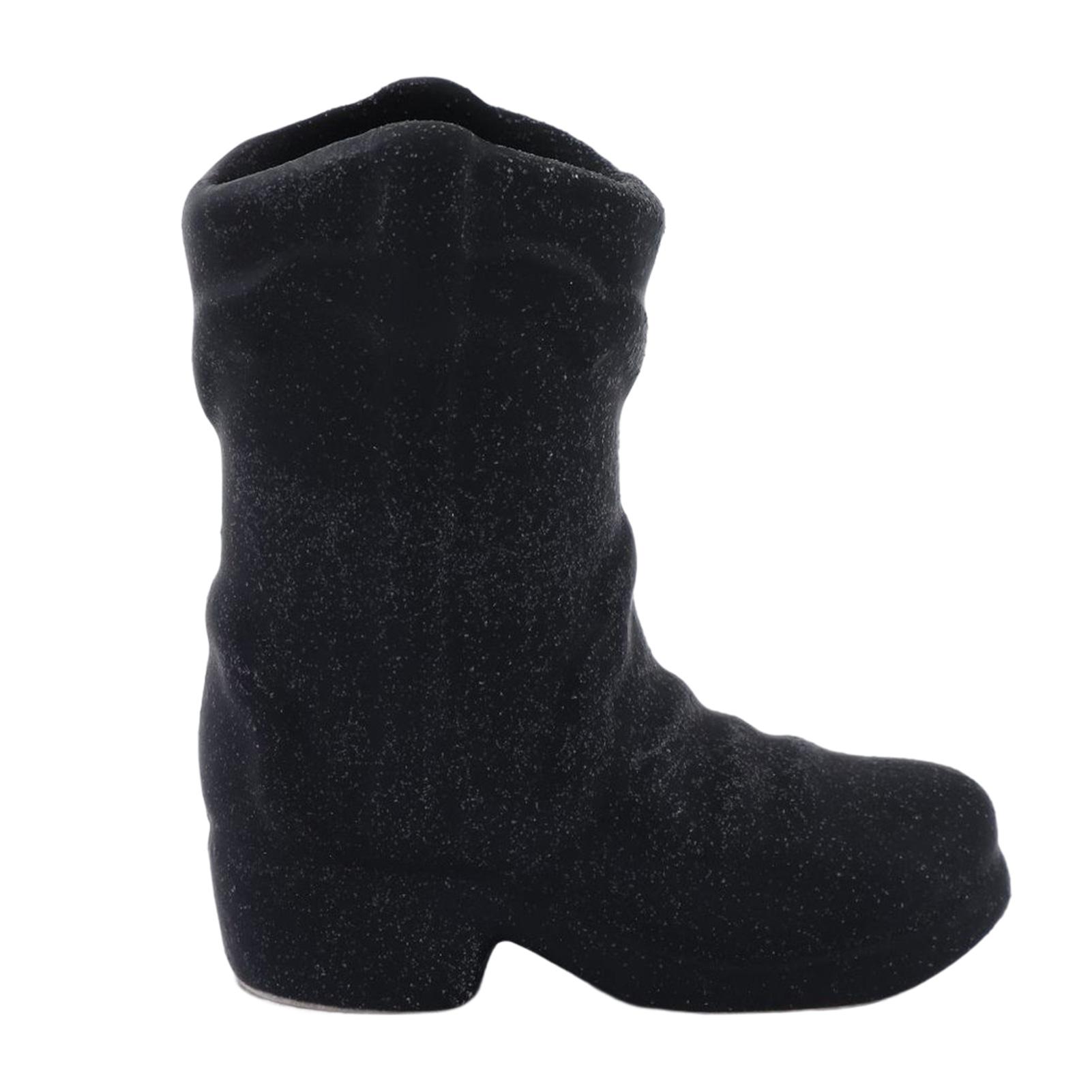 

Керамическая подставка для спичек Креативная подставка для спичек в виде ковбойского сапога Банка для хранения спичек Домашнее украшение для камина