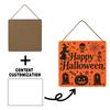 Wooden Halloween Sign Wall Hanging Decor Printed Design Seasonal Home Decoration