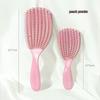 Shell Hollow Fluffy Styling Comb: Anti-Static, Gentle on Hair, Scalp Massaging Rib Comb for Dry & Wet Use.