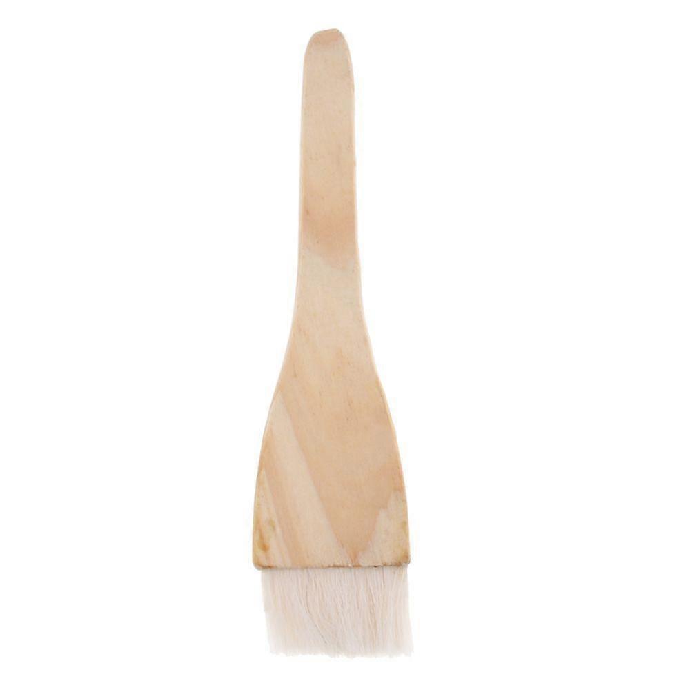 Baking Tool Wooden Handle Wool Brush BBQ Brush Pastry Brush S/L