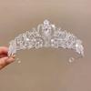 Birthday Crown Headwear Princess High-end Crown Girls Hairpin Headband Children Little Girl Headband Bridal Hair Accessories