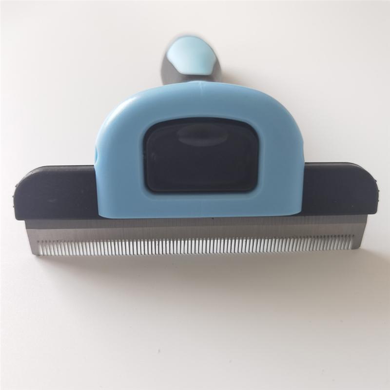 A25F-For Dogs Cats Grooming Brush-Pet Double-Sided Shedding And Dematting Undercoat Rake Comb For Grooming Care Deshedding Tool