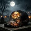 POD transferencia de calor cabeza de calabaza calavera Halloween divertido nuevo gorra de béisbol gorras de moda para hombres y mujeres