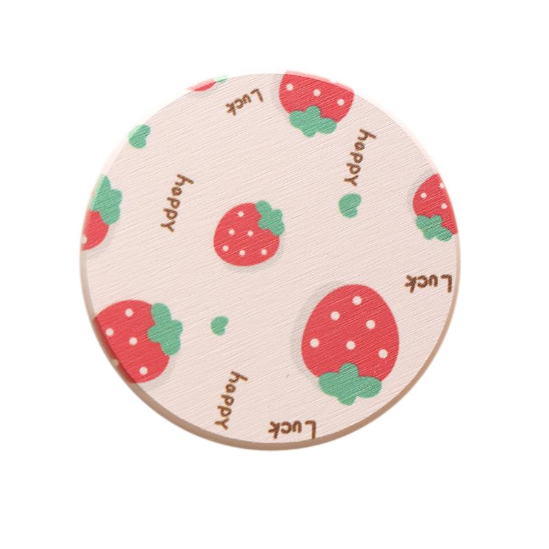 

Диатомитовая подставка для чашки 10x10 см Подставки для чайных чашек Впитывающая воду подкладка Диатомовая земля Коврик для обеденного стола Strawberry