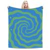 Abstract Swirl Disorder Super Soft Blanket  Kids Plush Throw Blanket Graphic Couch Chair Flannel Bedspread Sofa Bed Cover