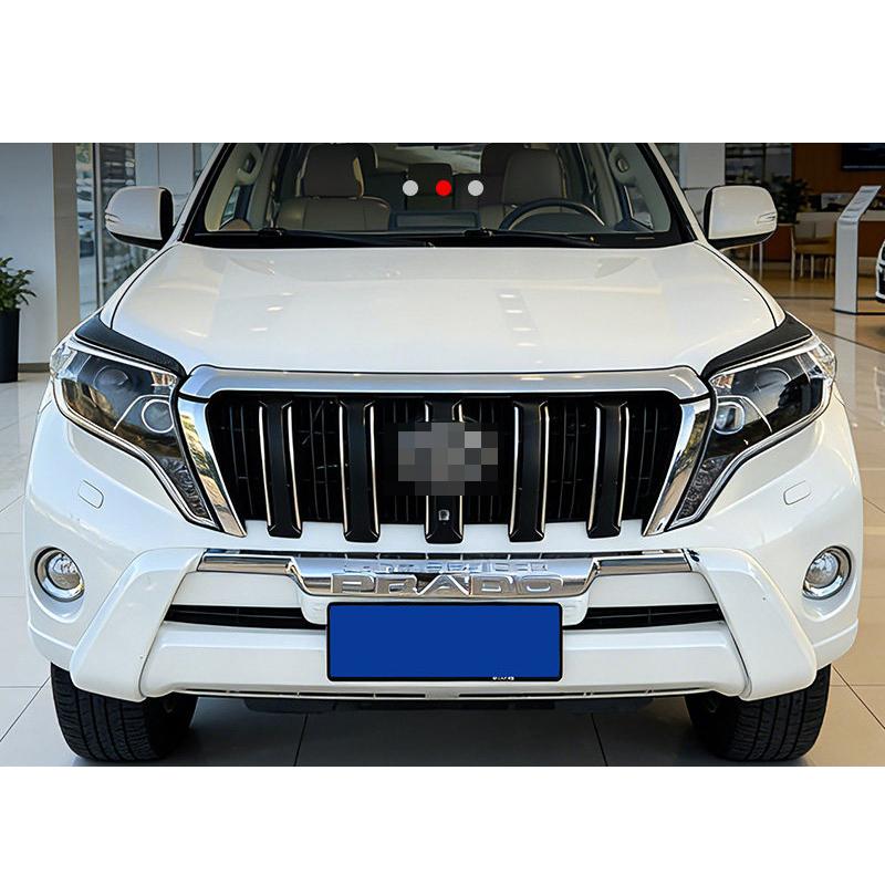 Headlight Eyebrow Trim For Toyota Prado 150 2014 2015 2016 2017 Front Lamp Brow Molding Strip Chrome Styling Car Exterior Parts