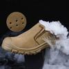 New Men's Anti Scalding Welding Shoes Anti-smash Anti Puncture Safety Shoes Work Sneakers Indestructible Shoes Wear Resistant