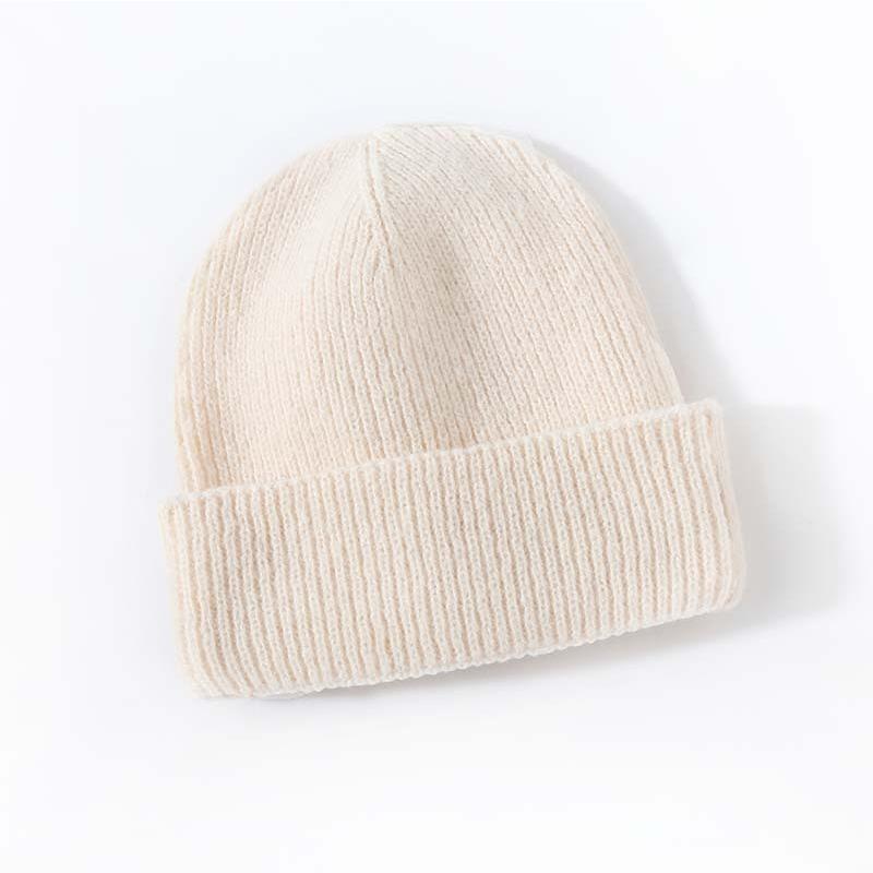 Winter New Style High-end Imitation Cashmere Warm Thickened Knitted Hat Fashionable Versatile Adult Hat
