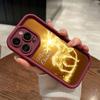 Ae121 Merry Christmas Santa design art Phone Cases for iPhone 16 14 13 11 Pro Max 15 7 8 6 Plus 12 mini XR XS Max SE Angel Eye Ladder Protective Cover