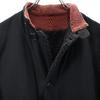 NOUDO made in Japan Stainless collar coat black Half bore back Men's Used