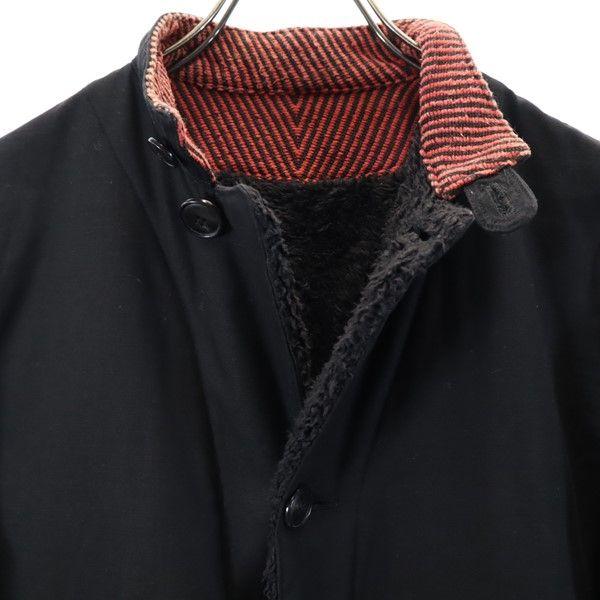 NOUDO made in Japan Stainless collar coat black Half bore back Men's Used