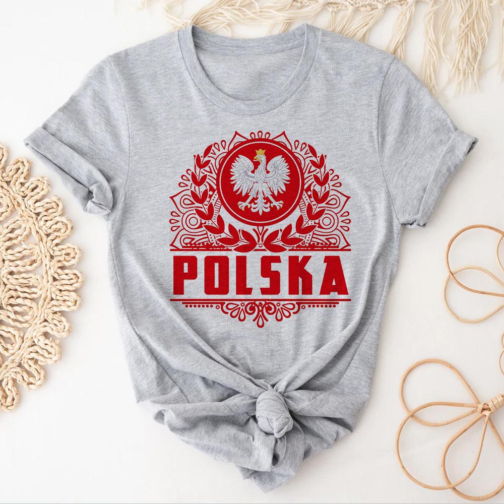 Poland tshirt Women summer tshirts girl harajuku funny clothing S