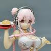 Emontoys Sonicomi SUPER SONICO Figure Cheongsam 1/7 Animation Girl POLYVINYL CHLORIDE Action Figure Plaything SONICO Statue Game Collector Miniature