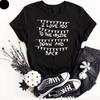 Love You Upside Down Back Slogan Quote T Shirt Funny Love Movie Film Joke Tee
