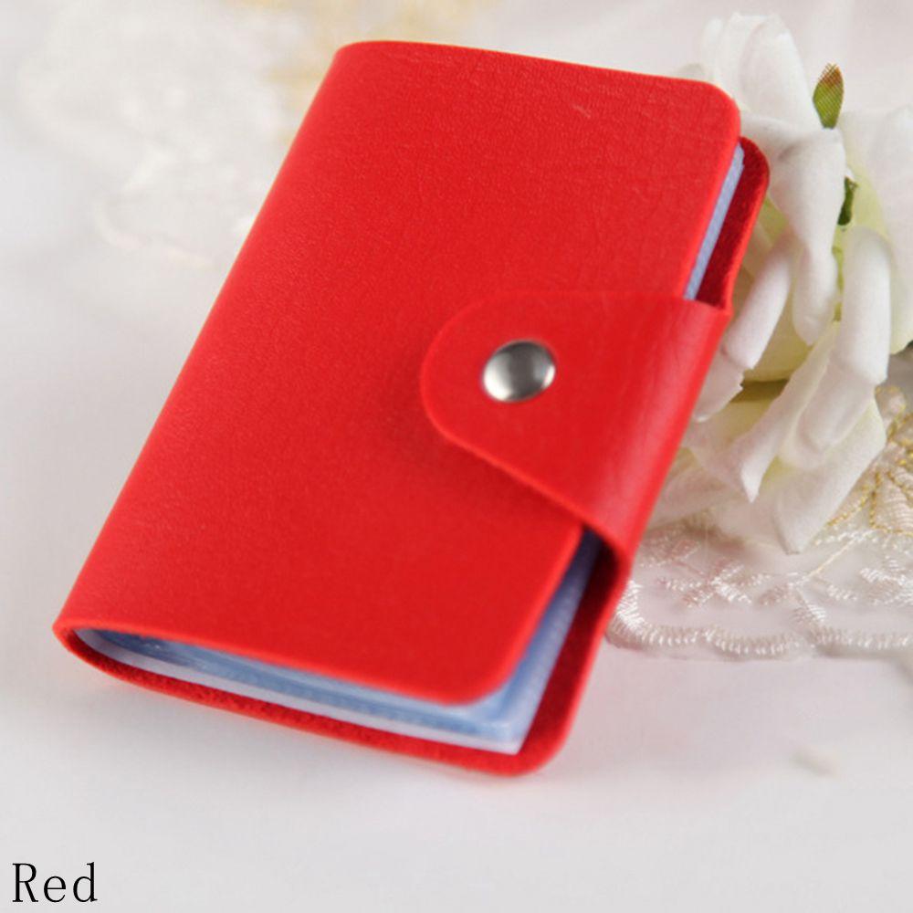 11 Card Slots Double Sided Plastic Card Holder Small Size Multicolor Business Pack Bus Card Bag Women Purses Men Wallet