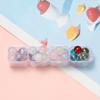 30pcs 10mm Mix Color Crystal Glass Beads 4 Styles Round Spacer Beads for Bracelet Necklace Earrings Jewelry Making Accessories