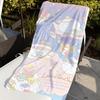 Sa Cute L-Little Twin Stars Cartoon Towel Quick Dry Soft Yoga Swimming Fitness Mountain Climbing Large Beach Towels