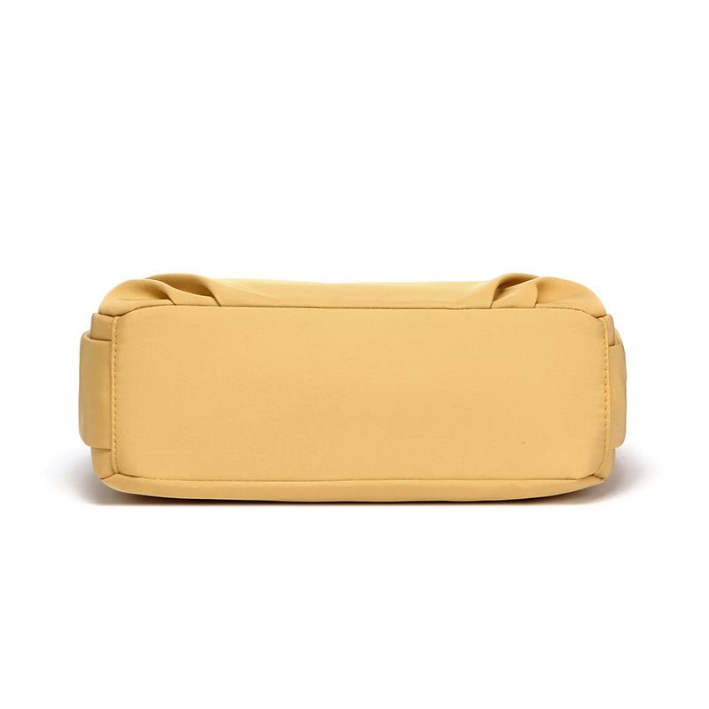 Einfarbige Damen Umhängetasche mit großem Fassungsvermögen und mehreren Fächern, leichte Pendler-Schultertasche, Mamatasche