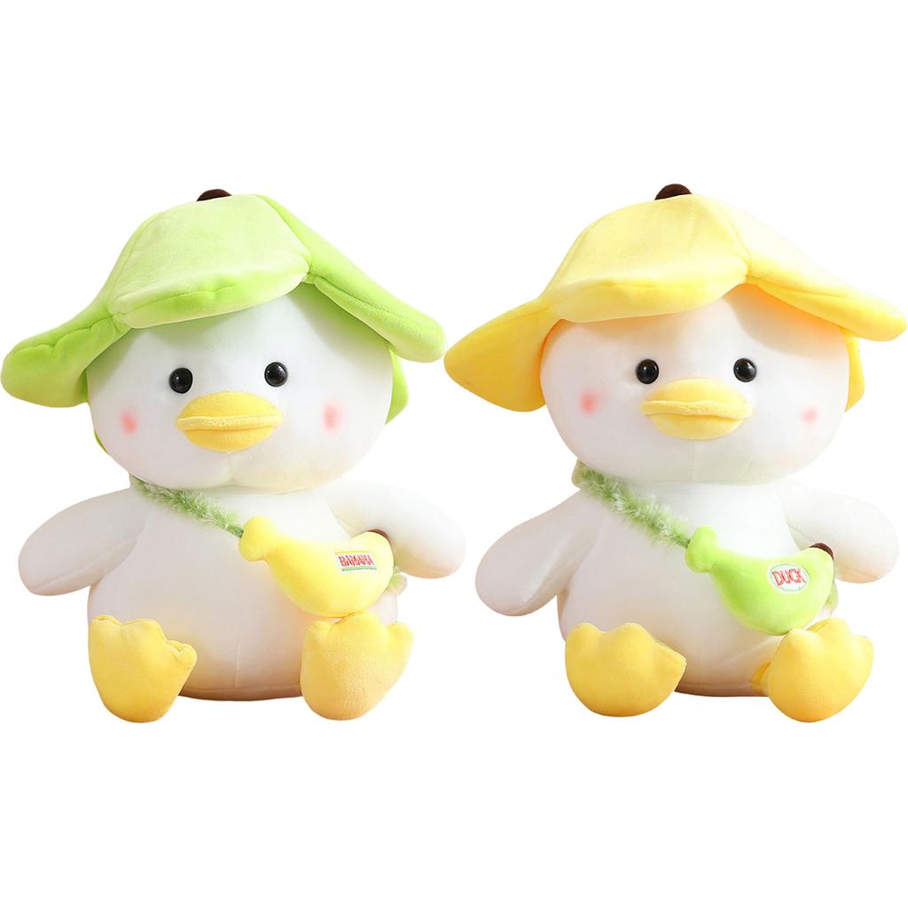 Lovely Banana Duck Plush Toy Stuffed Doll Creative Cute Simulation Stuffed Toy for Baby Sleeping Hugging Plush Toy