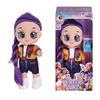 Hot Demon Hunters Fashion Doll with Purple Braids Interactive Music Doll with 5D Eyes Pet Toy Perfect Play Set Gifts for Childs
