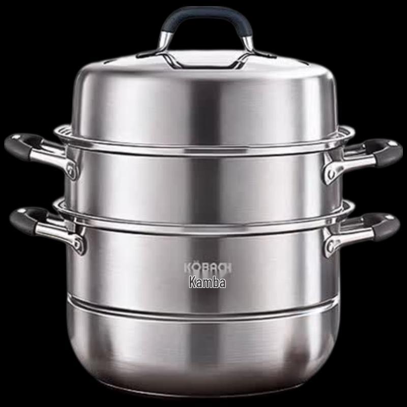KOBACH 3-Tier Stainless Steel Steamer