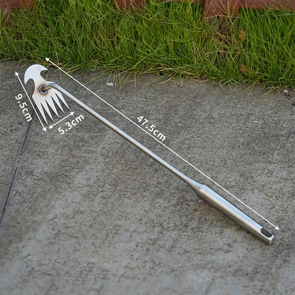 Garden Stuffing Tool Stainless Steel, Portable, Ergonomic Design Comfortable Weeds Puller for