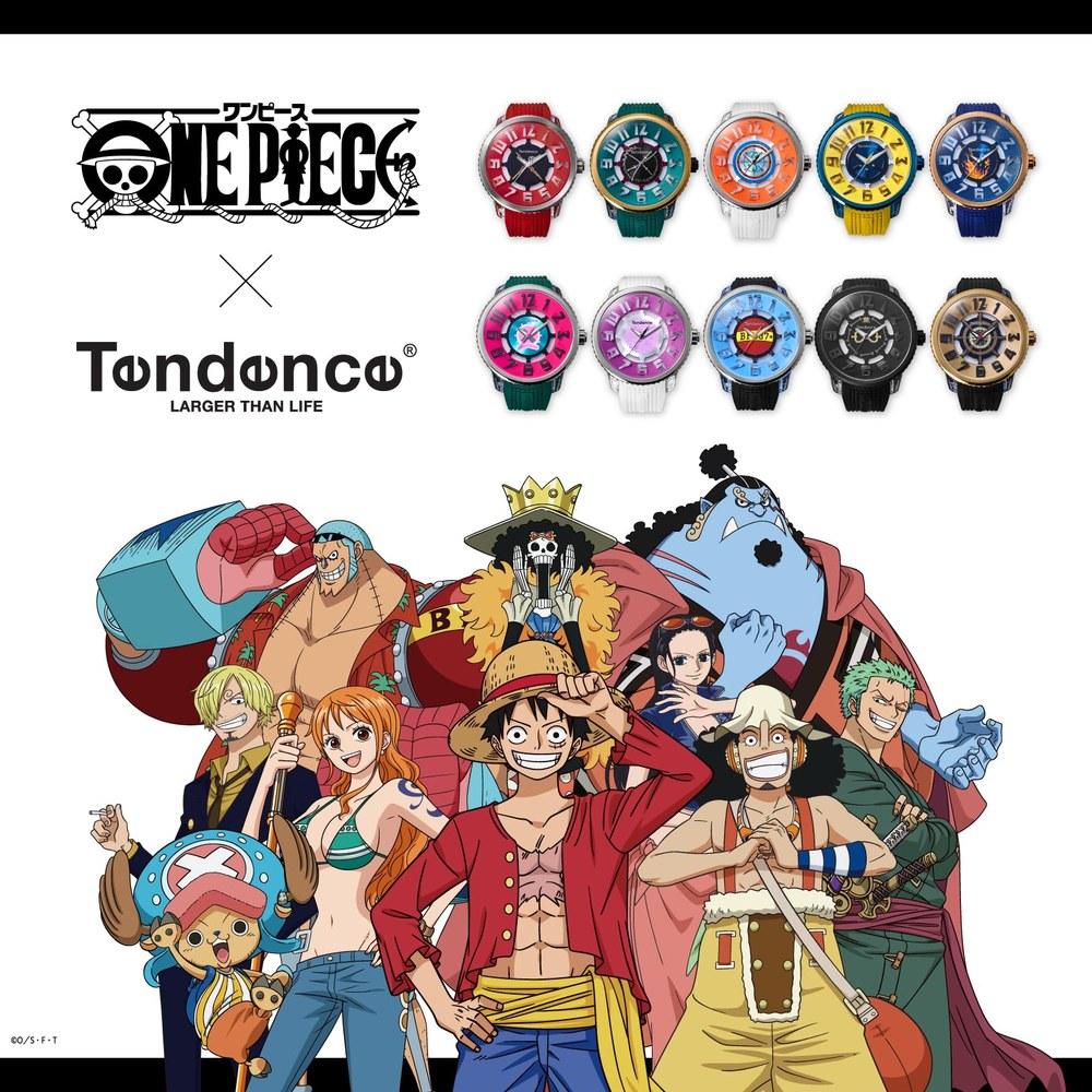 Tendence ONE PIECE Kollaborationsuhr Usopp Quarzmodell 10 ATM Wasserdicht Mineralglas Gelbes Zifferblatt Unisex