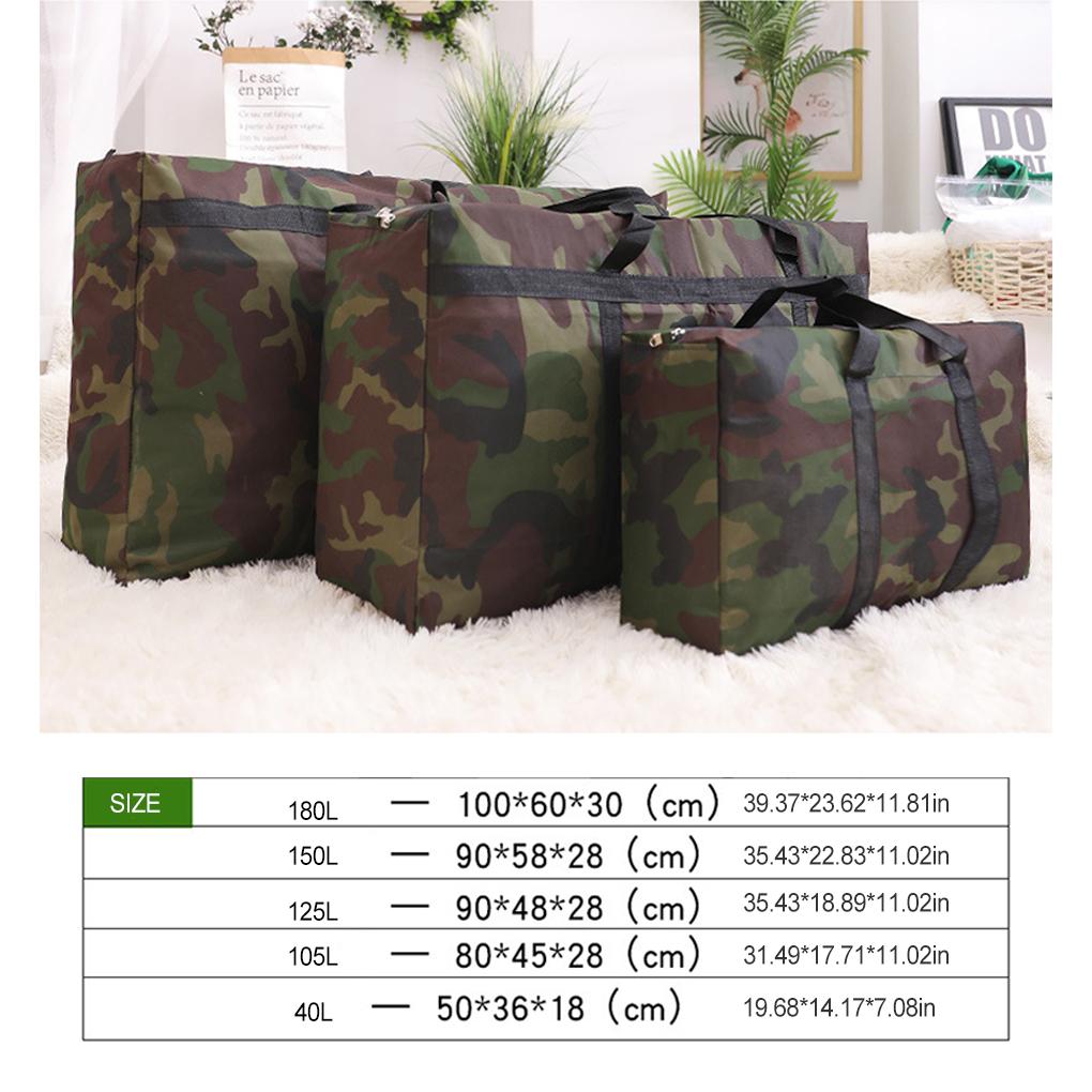 Moving Luggage Bag Folding Large Capacity Oxford Cloth Bags Organizer Travel Waterproof Insert Camping Outdoor Zipper