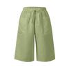 Women's Casual Loose Fit Shorts with Pockets Elastic Waistband Drawstring Solid Color Comfortable Lightweight Summer Bottoms