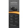 2025 New Foot Massage Roller for Shiatsu Acupoint Percussion Leg Roller Massager Relief Muscle Pain Relax Stress Massager