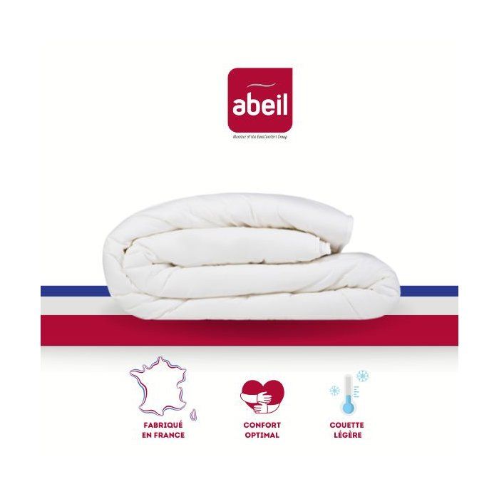 ABEIL Couette légere NUAGE de DOUCEUR 240x260 cm blanc