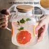 YWDL 1L/1.8L Set Teiera in Vetro Borosilicato Teiere Trasparenti con Tazza Filtro Rimovibile Beccuccio Articoli per Bevande per Tè Fiorito a Foglie Sfuse