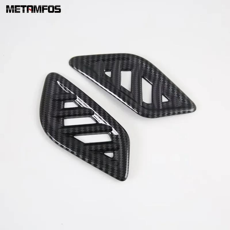 Front Upper Air Conditioner AC Vent Outlet Cover Trim For Nissan Qashqai J12 -2024 2025 Carbon Fiber Interior Accessories