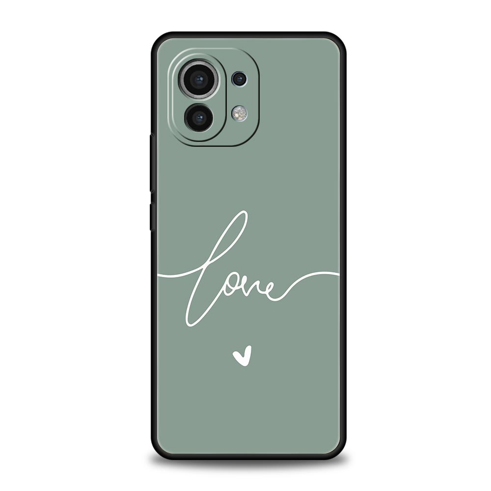 Simplicity Line Art Sun Moon Phone Case For Xiaomi 14 13 12 11 Lite 13T 12T 11T Pro 9T Mi Poco X6 X5 M3 X3 Pro F5 F4 F3 5G Cover