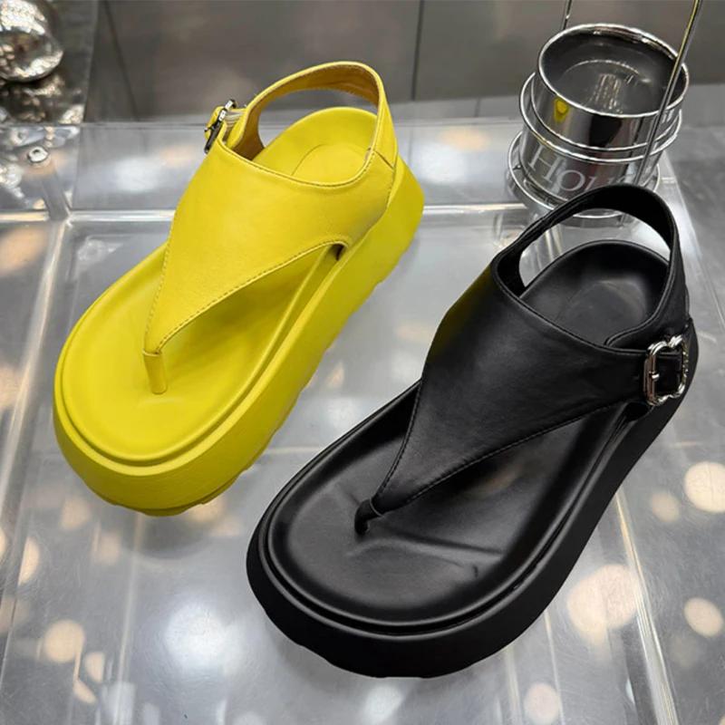 Platform Women Sandals Flats Casual Shoes Cozy Woman Slippers Slides Brand Walking Sport Chaussures Femme