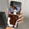 Jujutsus Fushiguro Toji Harte PC-Handyhülle Für Samsung Galaxy Z Flip 7 6 5 4 3 Schwarz ZFlip7 ZFlip6 Flip5 Flip4 Flip3 5G Druck Co