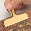 2PCS Stainless Steel Bag Clips Large Metal Air Tight Sealing Clip Durable Paper Bag Clip Coffee Food Bread Bags Kitchen Storage